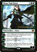 Nissa, Vital Force (PRE-163S) - Kaladesh Promos Foil
