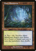 Misty Rainforest (Retro Frame) (MH2-438) - Modern Horizons 2 Etched Foil