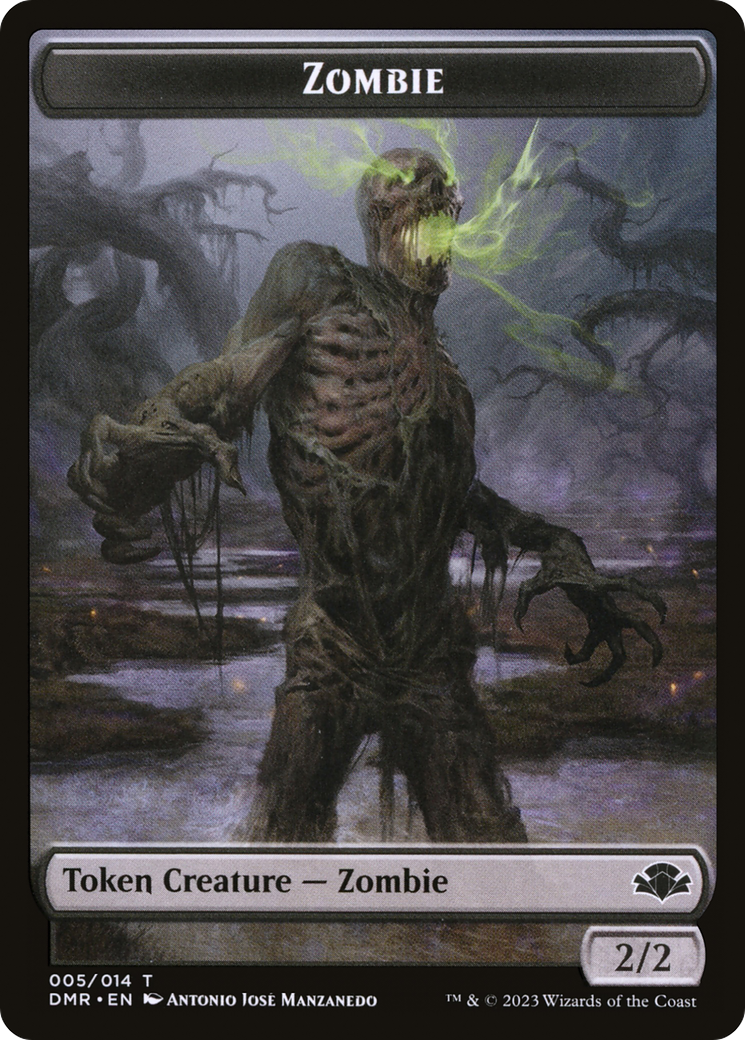 Zombie (TDMR-005) - Dominaria Remastered Tokens