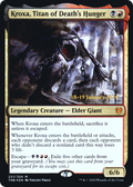 Kroxa, Titan of Death's Hunger (PRE-221) - Theros Beyond Death Promos Foil
