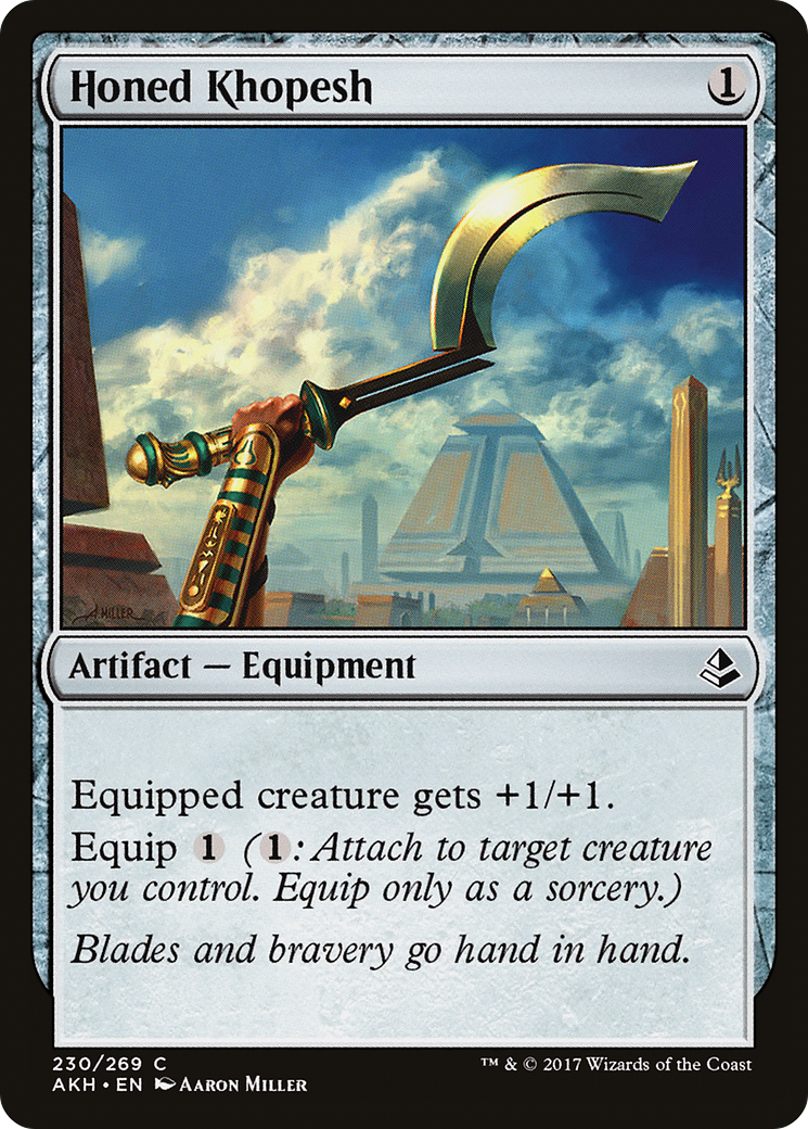 Honed Khopesh (AKH-230) - Amonkhet Foil