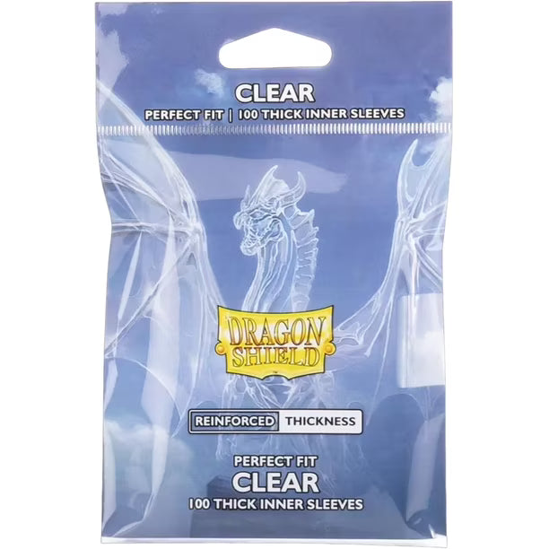 Sleeves: Dragon Shield: Perfect Fit: Thick Inner Sleeves: Clear