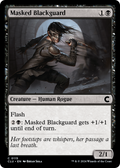 Masked Blackguard (CLU-115) - Ravnica: Clue Edition
