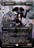 Sheoldred (Serial Numbered) (MOM-340) - March of the Machine (Borderless) Foil
