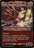 Heiko Yamazaki, the General (Showcase) (NEO-321) - Kamigawa: Neon Dynasty: (Showcase) Foil