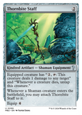 Thornbite Staff (White Border) (MB2-099) - Mystery Booster 2