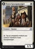 Town Gossipmonger // Incited Rabble (SIR-053) - Shadows over Innistrad Remastered