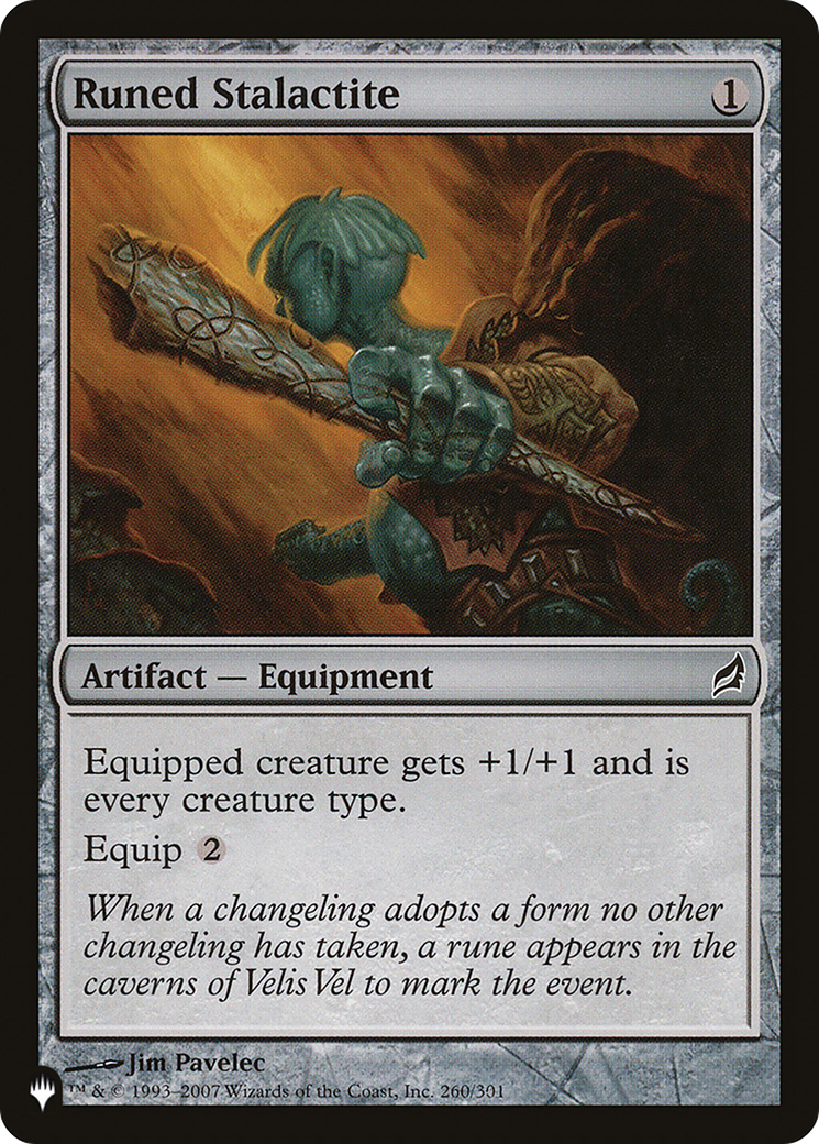 Runed Stalactite (LIST-260/301) - The List