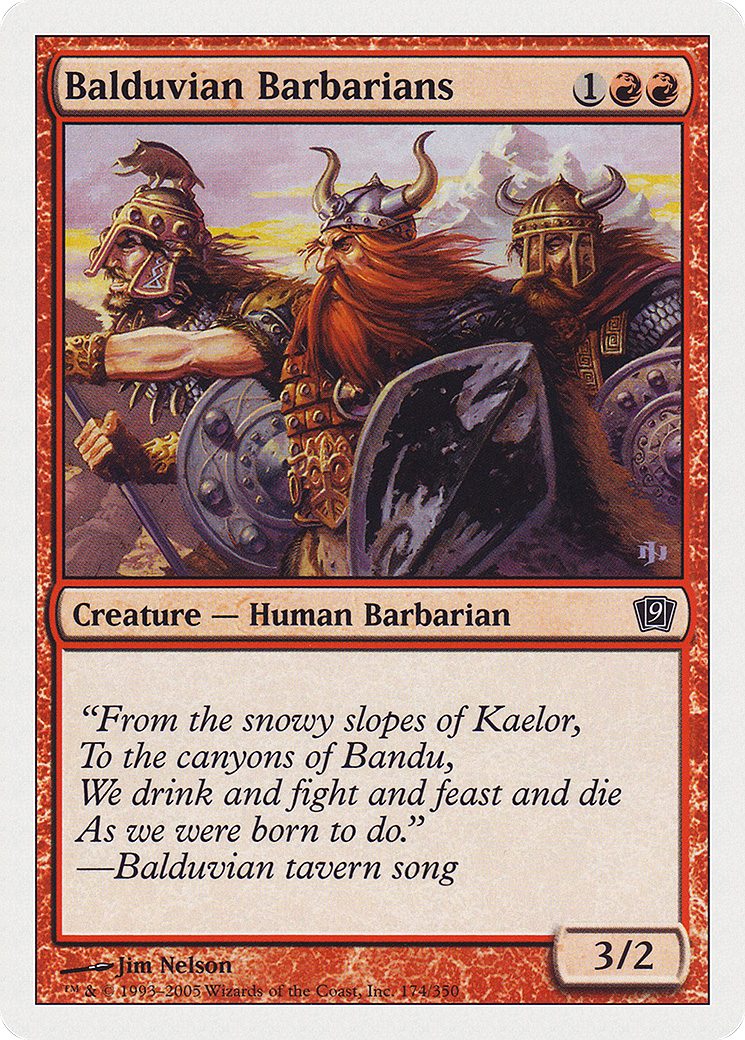 Balduvian Barbarians (9ED-174) - 9th Edition Foil