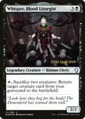 Whisper, Blood Liturgist (PRE-111) - Dominaria Promos Foil