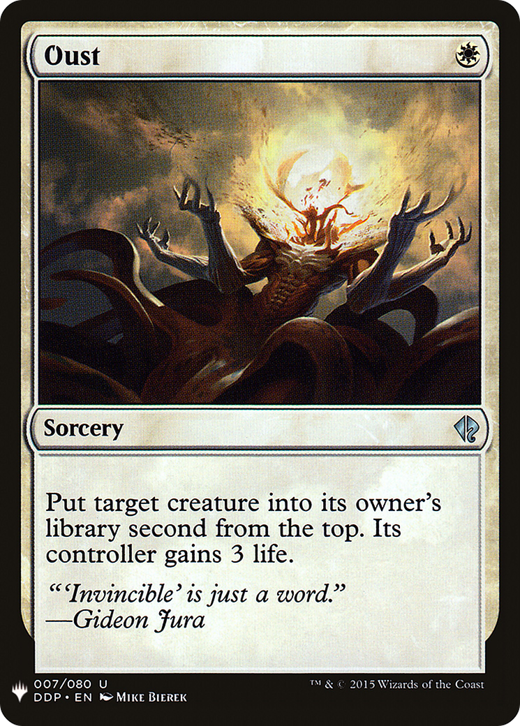Oust (LIST-007) - The List