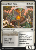 Guardian Naga // Banishing Coils (HBG-090) - Alchemy Horizons: Baldur's Gate