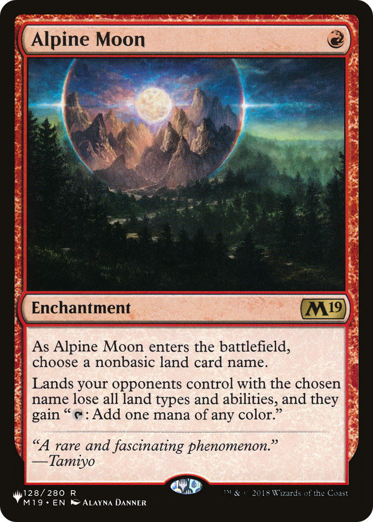 Alpine Moon (LIST-128/280) - The List