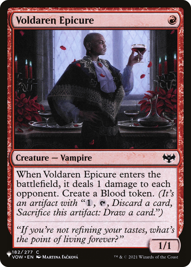 Voldaren Epicure (LIST-182/277) - The List
