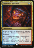 Firemind's Research (Draft Weekend) (LARP-171) - Guilds of Ravnica Promos Foil