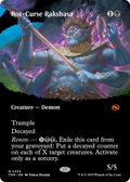 Rot-Curse Rakshasa (Borderless) (TDM-339) - Tarkir: Dragonstorm: (Showcase) Foil