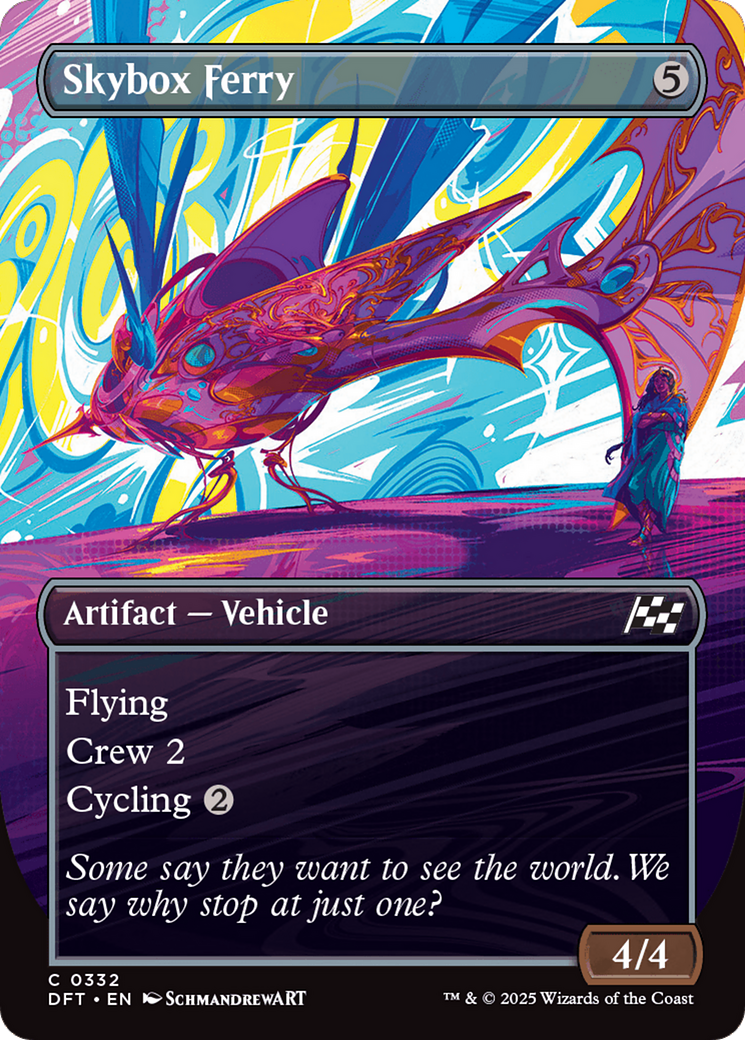 Skybox Ferry (Borderless) (DFT-332) - Aetherdrift Foil