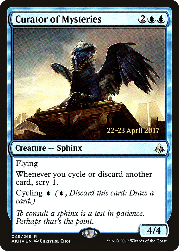 Curator of Mysteries (PRE-049) - Amonkhet Promos Foil