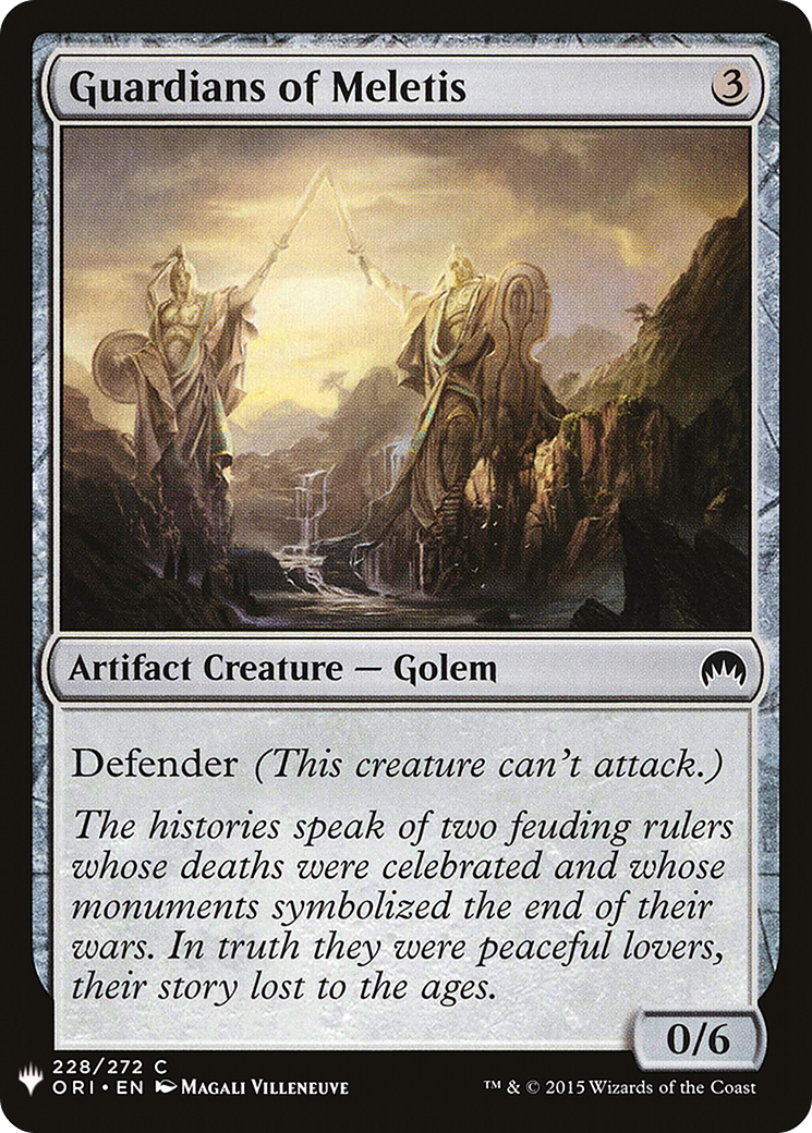 Guardians of Meletis (LIST-228) - The List