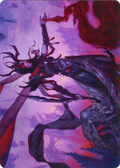 Drana, the Last Bloodchief // Drana, the Last Bloodchief (AZNR-054) - Zendikar Rising Art Series (Borderless) Foil