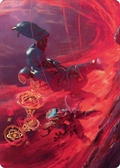 Twinferno // Twinferno (ADMU-039) - Dominaria United Art Series (Borderless) Foil