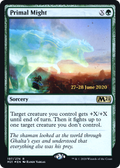 Primal Might (PRE-197) - Core Set 2021 Promos Foil
