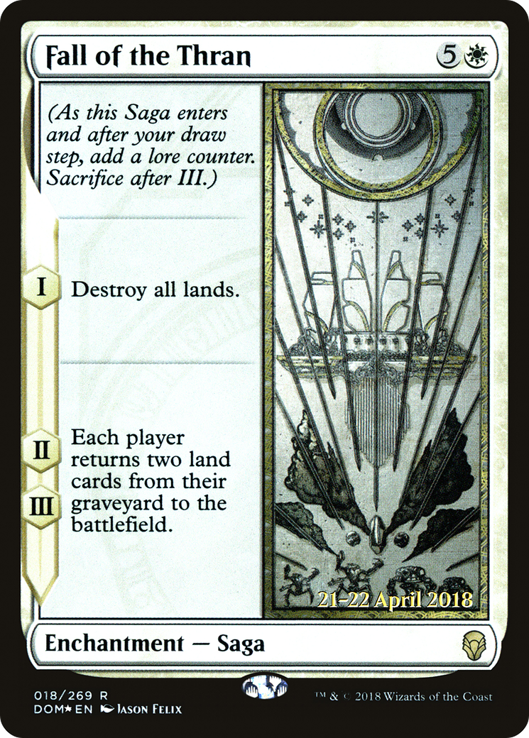 Fall of the Thran (PRE-018) - Dominaria Promos Foil