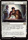 Tocasia's Welcome (TDC-135) - Commander: Tarkir: Dragonstorm: (enchantment)