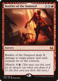 Bonfire of the Damned (MM3-091) - Modern Masters 2017: (miracle)
