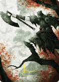 Garruk's Uprising // Garruk's Uprising (AWOE-072) - Wilds of Eldraine Art Series (Borderless) Foil