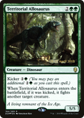 Territorial Allosaurus (PRE-184) - Dominaria Promos Foil