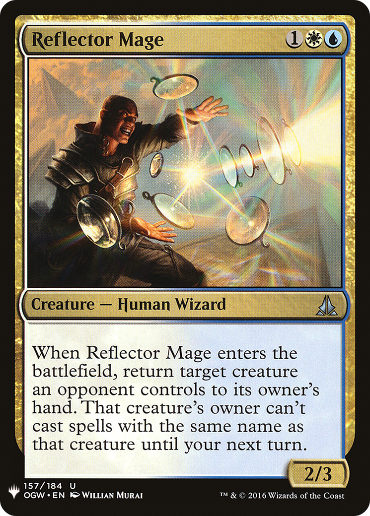 Reflector Mage (LIST-157) - The List