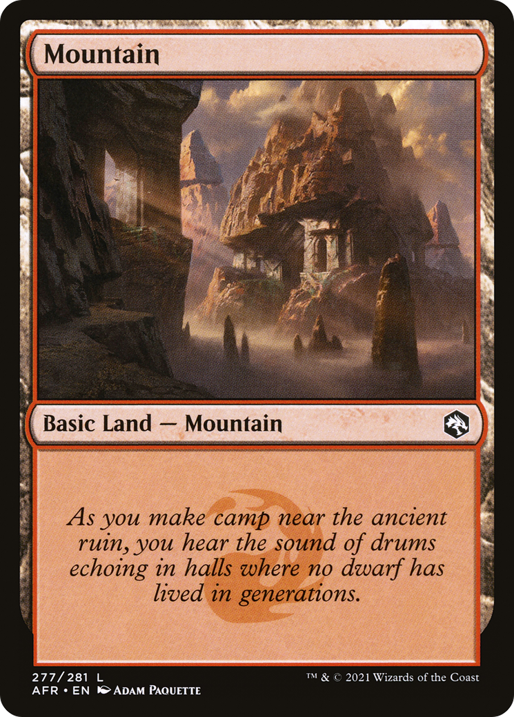Mountain (277) (AFR-277) - Adventures in the Forgotten Realms