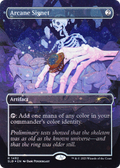 Arcane Signet (1492) (Galaxy Foil) (SLD-1492) - Secret Lair Drop (Borderless) Foil