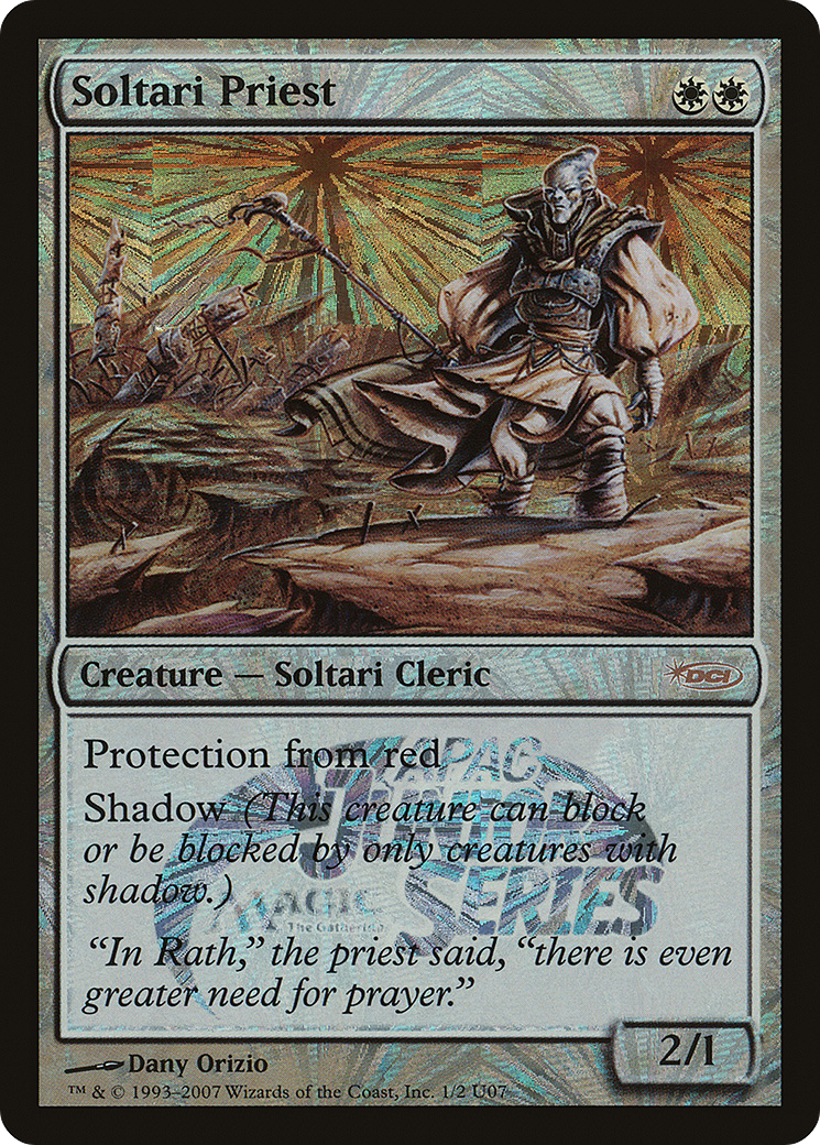 Soltari Priest (Junior APAC Series) (JSS-001) - Junior APAC Series Foil