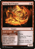 Young Red Dragon (CLB-210) - Commander Legends: Battle for Baldur's Gate Foil