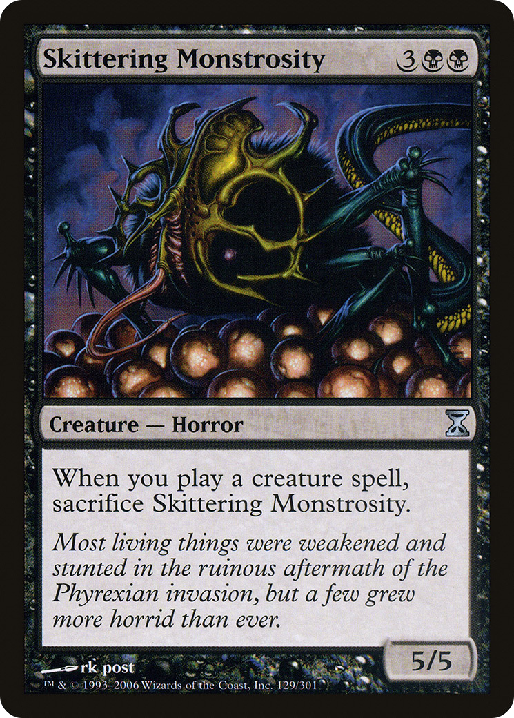 Skittering Monstrosity (TSP-129) - Time Spiral
