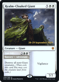 Realm-Cloaked Giant (PRE-026) - Throne of Eldraine Promos Foil