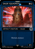 Dalek Squadron (Showcase) (Surge Foil) (WHO-1129) - Doctor Who: (Showcase) (Borderless) Foil