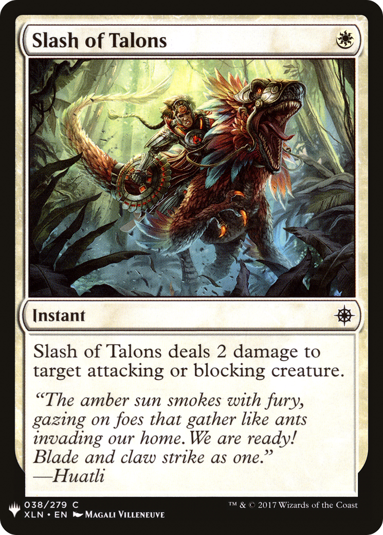 Slash of Talons (LIST-038) - The List