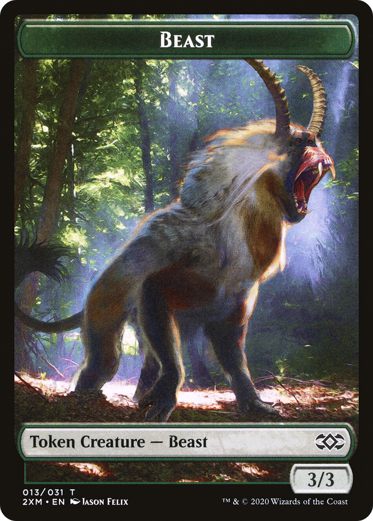 Beast (T2XM-013) - Double Masters Tokens