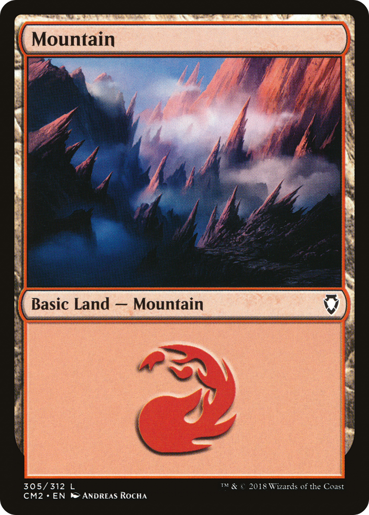 Mountain (305) (CM2-305) - Commander Anthology Volume II