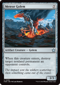 Meteor Golem (FDN-256) - Foundations Foil