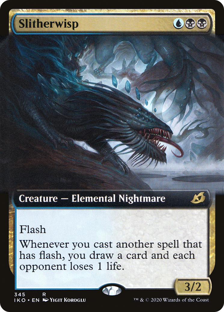 Slitherwisp (IKO-345) - Ikoria: Lair of Behemoths: (Extended Art)