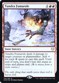 Tundra Fumarole (PRE-156) - Kaldheim Promos: (snow) Foil