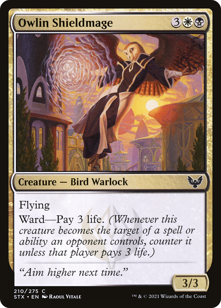 Owlin Shieldmage (STX-210) - Strixhaven: School of Mages