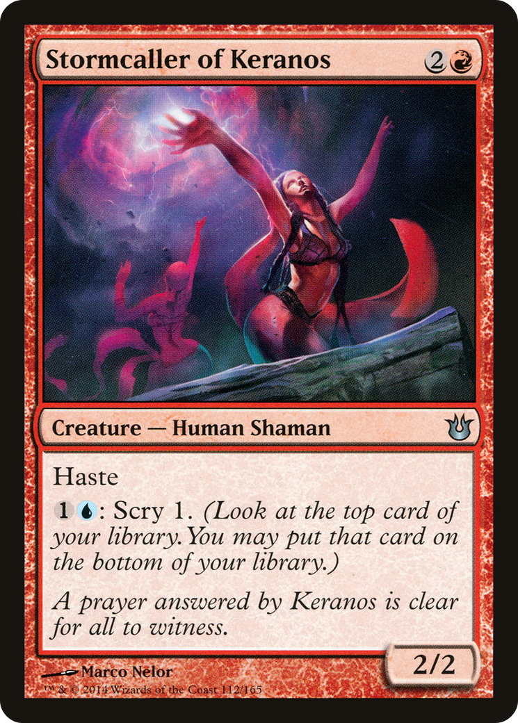 Stormcaller of Keranos (BNG-112) - Born of the Gods Foil