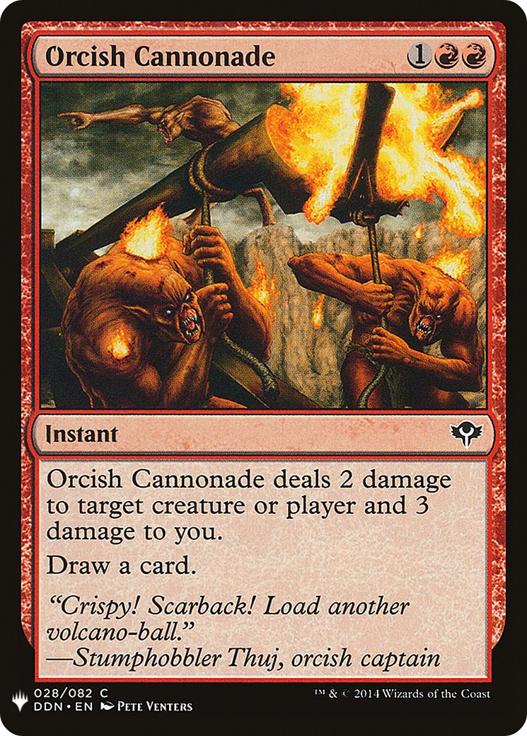 Orcish Cannonade (LIST-028) - The List