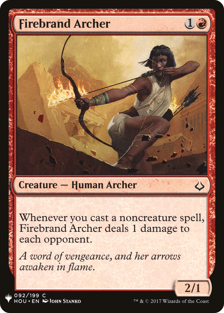Firebrand Archer (LIST-092) - The List