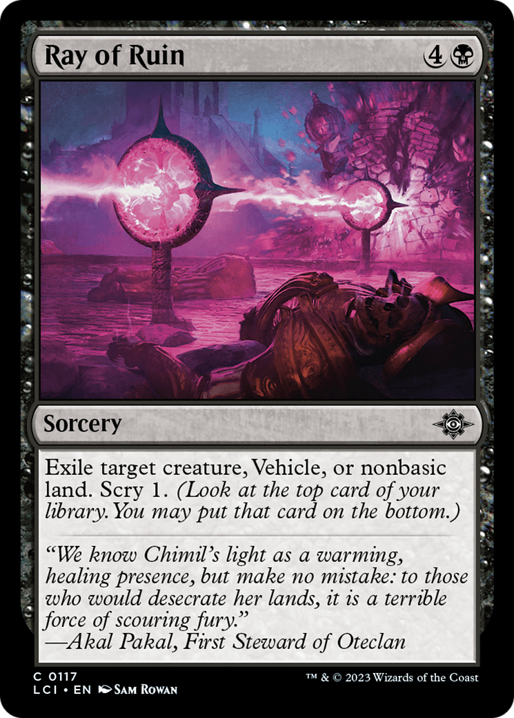 Ray of Ruin (LCI-117) - The Lost Caverns of Ixalan Foil